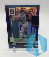 Javier Baez 2022 Donruss Holo Blue #204 Detroit Tigers